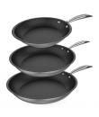 Cecotec Polka Classy Steel Pack de 3 Sartenes de 20, 24 y 28cm - Acero Inoxidable - Alta Durabilidad - Ideal para Diferentes Coc