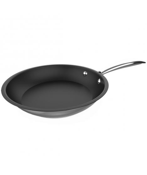 Cecotec Polka Classy Steel Sarten de Acero Inoxidable de 18cm - Revestimiento Antiadherente - Apta para Horno 230°C - Compatible