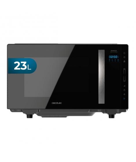 Cecotec GrandHeat 2300 Flatbed Touch Microondas sin Plato - 800W - Capacidad 23L - Panel Tactil - 8 Funciones Preconfiguradas - 