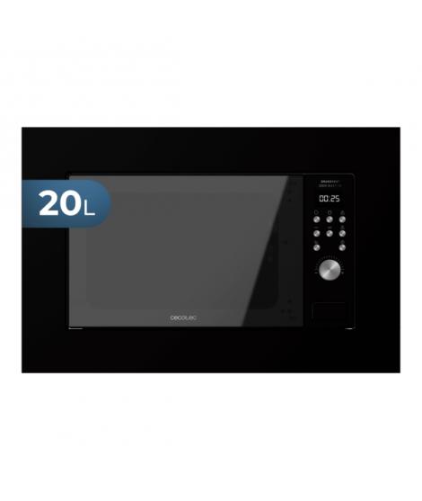 Cecotec GrandHeat 2000 Built-in Microondas Encastrable - 700W - Capacidad 20L - Grill 900W - 9 Funciones Preconfiguradas - Desco