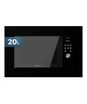 Cecotec GrandHeat 2000 Built-in Microondas Encastrable - 700W - Capacidad 20L - Grill 900W - 9 Funciones Preconfiguradas - Desco