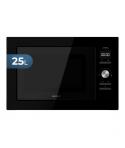 Cecotec GrandHeat 2590 Built-in Microondas Encastrable - 900W - Capacidad 25L - Grill 1000W - 8 Funciones Preconfiguradas - Temp