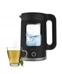 Cecotec Thermosense 330 Glassy Hervidor de Agua Electrico - 2200W - Capacidad 1.7L - Vidrio de Borosilicato - Funcion Mantenimie