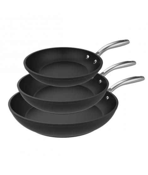 Cecotec Polka Fantasy Silver Pack de 3 Sartenes de 20, 24 y 28cm - Revestimiento Antiadherente - Aluminio Forjado - Libre de PFO