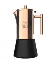 Cecotec Moking 400 Cafetera Italiana para 4 Tazas - Acero Inoxidable - Compatible con Induccion - Apta para Gas, Electrica y Vit