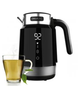 Cecotec ThermoSense 600 Touch Black Hervidor de Agua Electrico - 2200W - Capacidad 1.7L - Acero Inoxidable - Libre de BPA - Pant