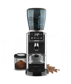 Cecotec SteelMill Touch Molinillo Electrico de Cafe - Potencia de 150W - Acero Inoxidable - Panel Tactil - 30 Niveles de Moliend