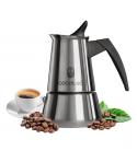 Cecotec Piccolina 900 Cafetera Italiana para 9 Tazas - Acero Inoxidable - Compatible con Induccion y Gas - Facil Limpieza y Desm