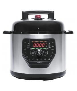 Cecotech Olla GM Programable - Capacidad 6L - Programacion 24H - Control por Voz - Sistema Inteligente Gmcore - Tapa Abatible - 