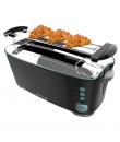 Cecotec Toast and Taste Extra Double B Tostadora de Doble Ranura Larga - 1350W - Ranura Ancha - Calienta Panecillos - Extra Elev