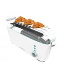 Cecotec Toast and Taste ExtraW Tostadora de Ranura Larga - 1000W - Ranura XL Extra Ancha - Calienta Panecillos - Funciones Desco