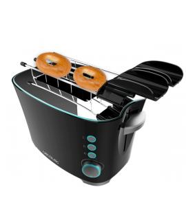 Cecotec Toast and Taste Double B Tostadora de Doble Ranura - 650W - Ranura Ancha - Pinzas para Tostadas - 7 Niveles - Funciones 