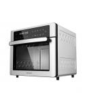 Cecotec Bake and Fry 3000 Touch Steel Horno de Sobremesa - 1600W - Capacidad 30L - Freidora de Aire - Pantalla Tactil - 9 Funcio