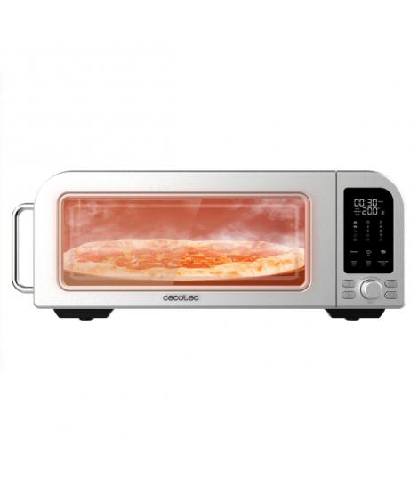 Cecotec Fun Pizza and Co Forno Bravo Horno Electrico para Pizzas con Ventana - 2000W - Temperatura hasta 400°C - Capacidad 18L -