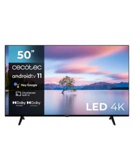 Cecotec A1 series ALU10050S Televisor Smart TV sin Marco de 50" LED con Resolucion 4K UHD - Android TV 11 - Chromecast Integrado
