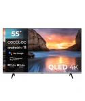 Cecotec V1 series VQU10055S Televisor Smart TV sin Marco de 55" QLED con Resolucion 4K UHD - Android TV 11 - Chromecast Integrad