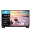 Cecotec A2 series ALU20043S Televisor Smart TV de 43" LED con Resolucion 4K UHD - Android TV 11 - Chromecast Integrado - Formato