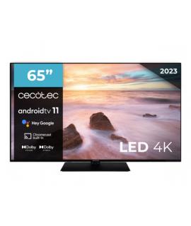 Cecotec A2Z series ALU20065ZS Televisor Smart TV sin Marco de 65" LED con Resolucion 4K UHD - Android TV 11 - Chromecast Integra