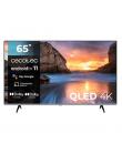 Cecotec V1 series VQU10065S Televisor Smart TV sin Marco de 65" QLED 4K UHD - Android TV 11 - Chromecast Integrado - HDR10+ - Do