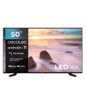 Cecotec A2 series ALU20050S Televisor Smart TV sin Marco de 50" LED con Resolucion 4K UHD - Android TV 11 - Chromecast Integrado
