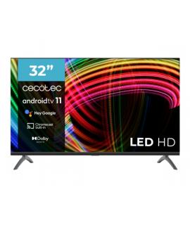 Cecotec A3 series ALH30032S Televisor Smart TV de 32" LED con Resolucion HD - Android TV 11 - Procesador Cortex A55 - Chromecast