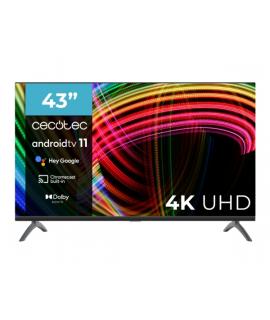 Cecotec A3 series ALU30043S Televisor Smart TV sin Marco de 43" LED con Resolucion 4K UHD - Android TV 11 - Procesador Cortex A5