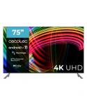Cecotec A3 series ALU30075S Televisor Smart TV de 75" LED 4K UHD - Android TV 11 - Dolby Vision and Atmos - HDMI 2.1 - Chromecas