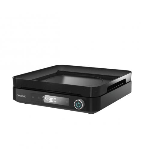 Cecotec Full Magma Grill Placa de Induccion Portatil - 2000W - Control Tactil - Temperatura de 60 a 260°C - Programacion de Cocc