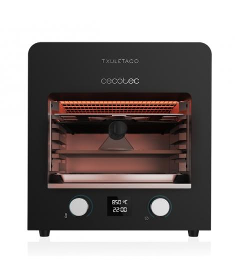 Cecotec Txuletaco 8000 Inferno Horno para Asar - 2200W - Temperatura 850°C - Parrilla de Hierro - Piedra y Bandeja para Pizzas -