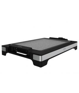 Cecotec Tasty and Grill 2000 InoxStone Plancha Electrica - 2000W - Antiadherente - Termostato Regulable - Placa de Acero Extraib