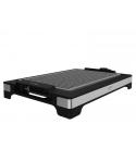 Cecotec Tasty and Grill 2000 Inox LineStone Plancha Electrica - 2000W - Acabados en Acero Inoxidable - Antiadherente - Termostat