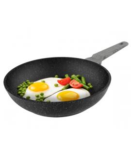 Cecotec Polka Exclusive Wood and Rock Sarten de Aluminio Forjado de 26cm - Mango de Baquelita - Teflon Antiadherente - Compatibl