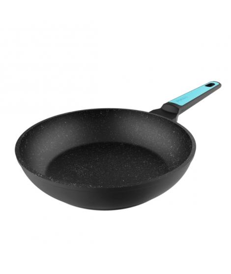 Cecotec Polka Platinum Thunder Sarten de Aluminio Forjado de 24cm - Revestimiento Teflon Antiadherente - Apto para Lavavajillas 