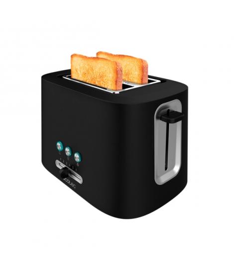 Cecotec Toast and Taste 9000 Double Tostadora de Doble Ranura Extra Ancha - 980W - Acero Inoxidable - 3 Funciones Preconfigurada