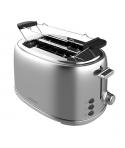 Cecotec Toast and Taste 1000 Retro Double Tostadora de Doble Ranura - 980W - Ranura Ancha hasta 3.8cm - Sistema de Autocentrado 