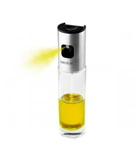 Cecotec Polka Aceitera con Spray - Dosis Precisa - Resistente y Anticorrosiva - Cuerpo de Vidrio Transparente - Ligera y Comoda 