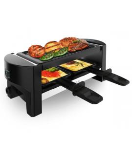 Cecotec Cheese and Grill 3200 Pocket Raclette - Potencia de 320W - Ideal para 2 Personas - Incluye Sartenes y Espatulas - Superf