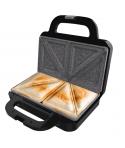 Cecotec Rock'nToast Deep Classic Sandwichera - 1000W - Capacidad para 2 Sandwiches - Placas Triangulares - Antiadherente - Acero