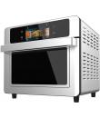 Cecotec Bake&Fry 3000 Touch Steel Connected Horno con Funcion Freidora sin Aceite - 1700W - Capacidad de 30L - Pantalla Tactil -