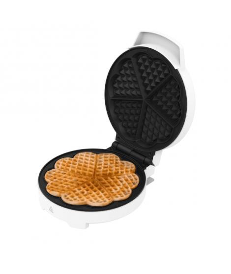 Cecotec Fun Gofrestone Round Gofrera - 1000W - Antiadherente - Acabados en Acero Inoxidable - Placa Circular de 19cm - Indicador