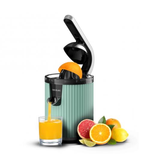 Cecotec Xqueeze RetroJuice 600 Exprimidor Electrico - 600W - Filtro Acero Inoxidable - Conos Desmontables - Sistema Antigoteo - 