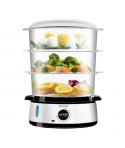 Cecotec Vapovita 3000 Inox Vaporera Multifuncional - 800W - Acero Inoxidable - Capacidad de 9L - 3 Recipientes Independientes - 