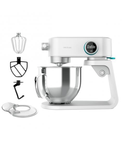 Cecotec Twist and Fusion 4000 Luxury Batidora Amasadora - 800W - Movimiento Planetario - Bol de Acero de 5.2L - 8 Velocidades - 