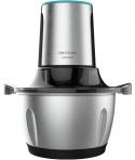 Cecotec ChopBeat 1500 TitanBlack Steel Picadora Electrica - 600W - Cuchillas de Titanio - Bol de 1.5L de Acero Inoxidable - 2 Ve