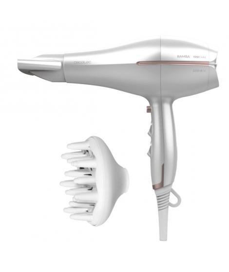 Cecotec Bamba Ionicare 5300 Maxi Aura Secador de Pelo Ionico - Potencia de 220W - Gran Caudal de Aire - Funcion Aire Frio - Incl