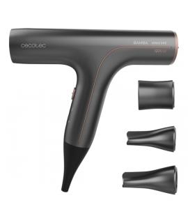 Cecotec Bamba Ionicare 6000 RockStar Soft Secador de Pelo 2 en 1 - Selector Tactil - Calentamiento Ultrarrapido - Rango de 140 a