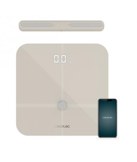 Cecotec Surface Precision 10600 Smart Healthy Pro Bascula Corporal hasta 180kg - Bluetooth - Extraplano - 15 Parametros - Cinta 