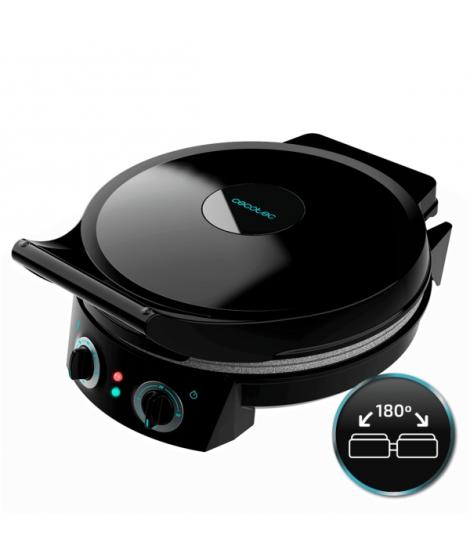 Cecotec Fun Pizza and Co Horno Electrico para Pizzas - 1800W - Temporizador 30min - Apertura 180º - Antiadherente - Diametro 31c