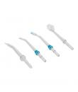 Cecotec Pack de Boquillas para Irrigador Bamba ToothCare 1200 Jet Pro - Formas Surtidas - Color Blanco