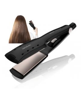 Cecotec Bamba Ritualcare Wet and Dry Max Plancha de Pelo - Uso en Humedo y Seco - Placas XL de 50mm - Iones Negativos - Temperat